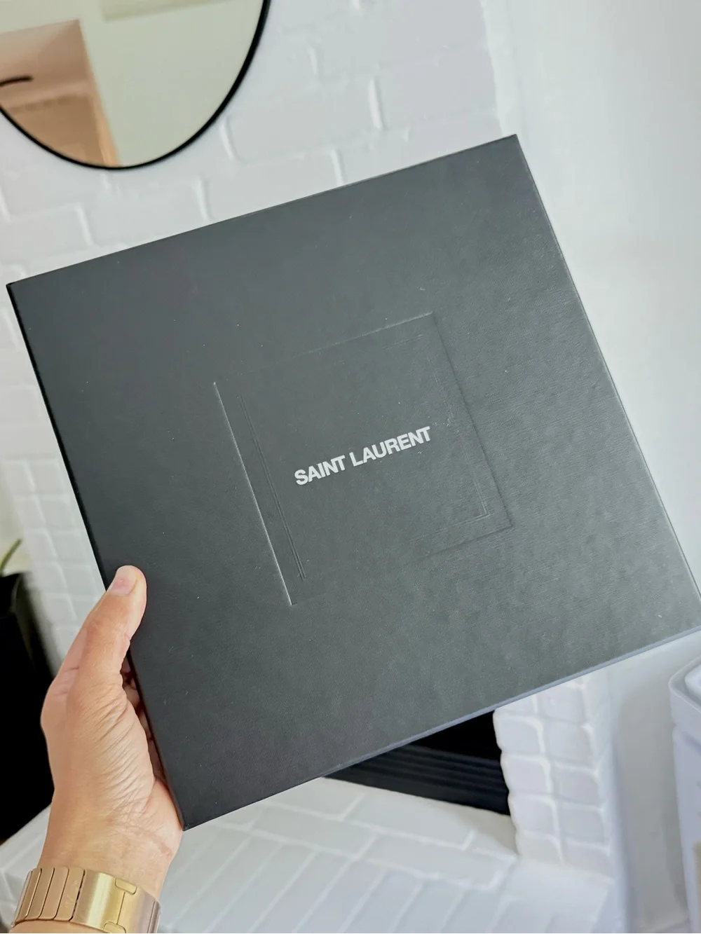 Saint Laurent YSL Cassandre Clutch Wristlet Bag
